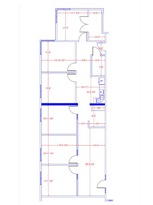 400 Village Center Dr, North Oaks, MN à louer Plan d’étage- Image 1 de 1