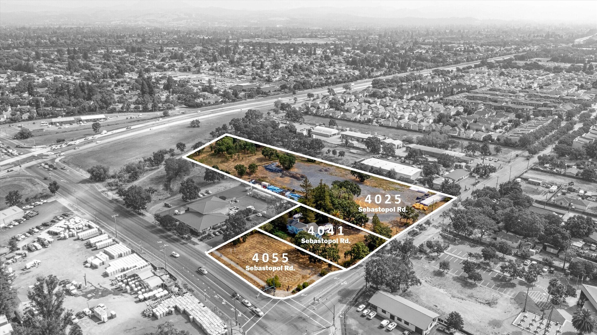 4025-4055 Sebastopol Rd, Santa Rosa, CA à vendre Photo du bâtiment- Image 1 de 23