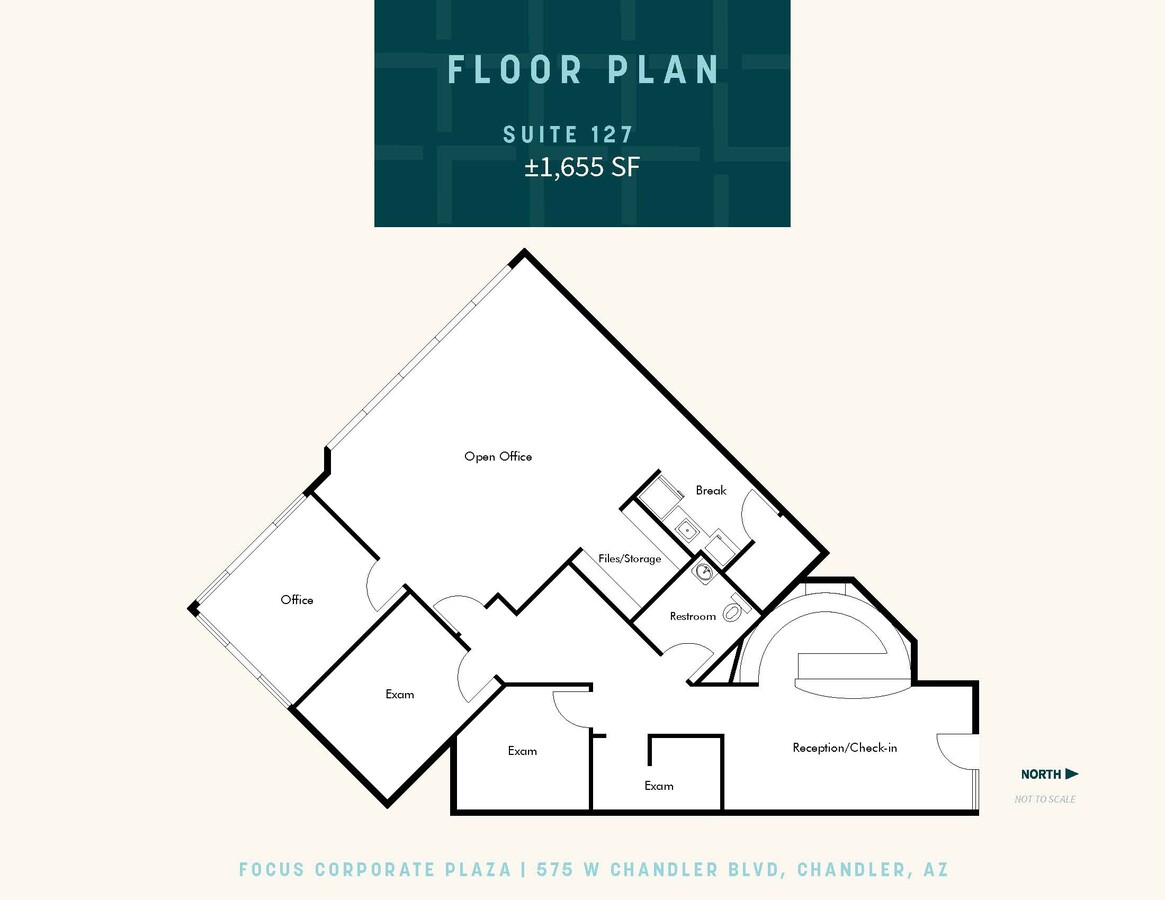 575 W Chandler Blvd, Chandler, AZ 85225 - Unité 127 -  - Plan d’étage - Image 1 of 1