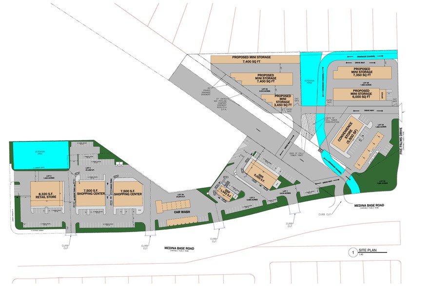 Medina Base Road, San Antonio, TX for sale - Site Plan - Image 2 of 5