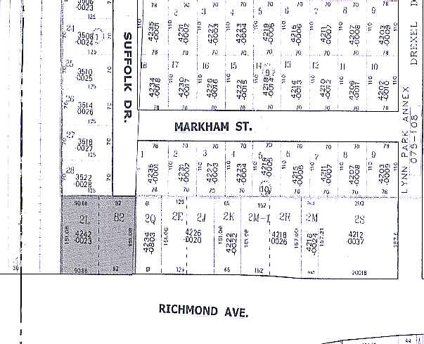 4242 Richmond Ave, Houston, TX à louer - Plan cadastral - Image 2 de 3