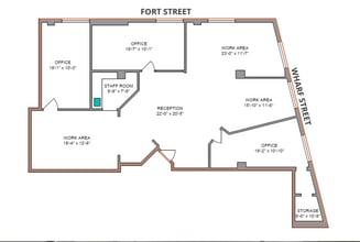 1001 Wharf St, Victoria, BC for lease Floor Plan- Image 1 of 1