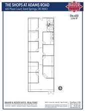 406-546 Plaza Ct, Sand Springs, OK for lease Floor Plan- Image 1 of 1