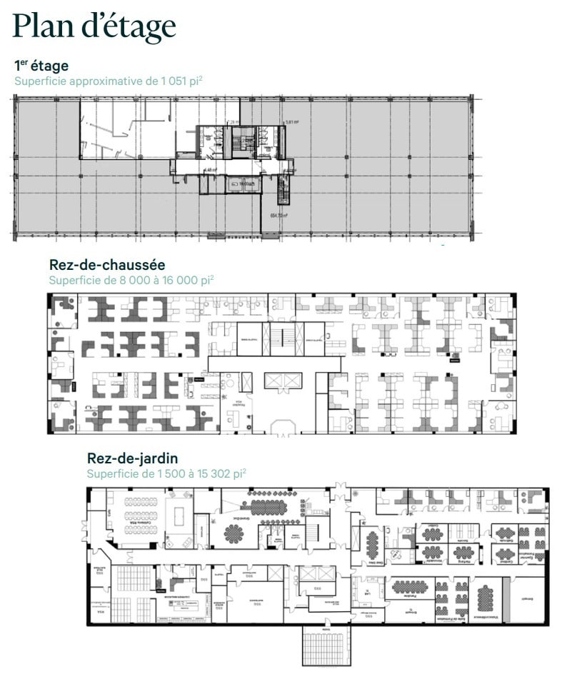 2475 Boul Laurier, Québec, QC à louer Plan d’étage- Image 1 de 1
