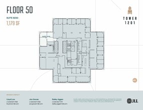 1201 3rd Ave, Seattle, WA à louer Plan d’étage- Image 1 de 1