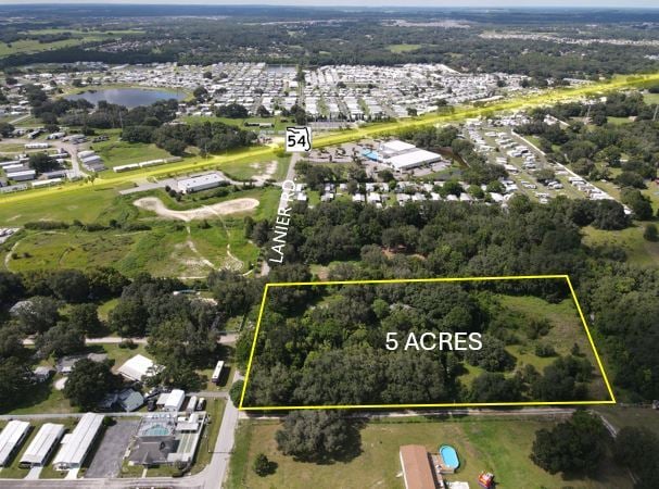 4200 Lanier Rd, Zephyrhills, FL à vendre - Aérien - Image 2 de 3