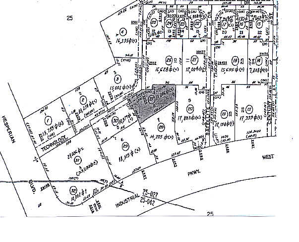 2504 Technology Dr, Hayward, CA à louer - Plan cadastral - Image 2 de 3