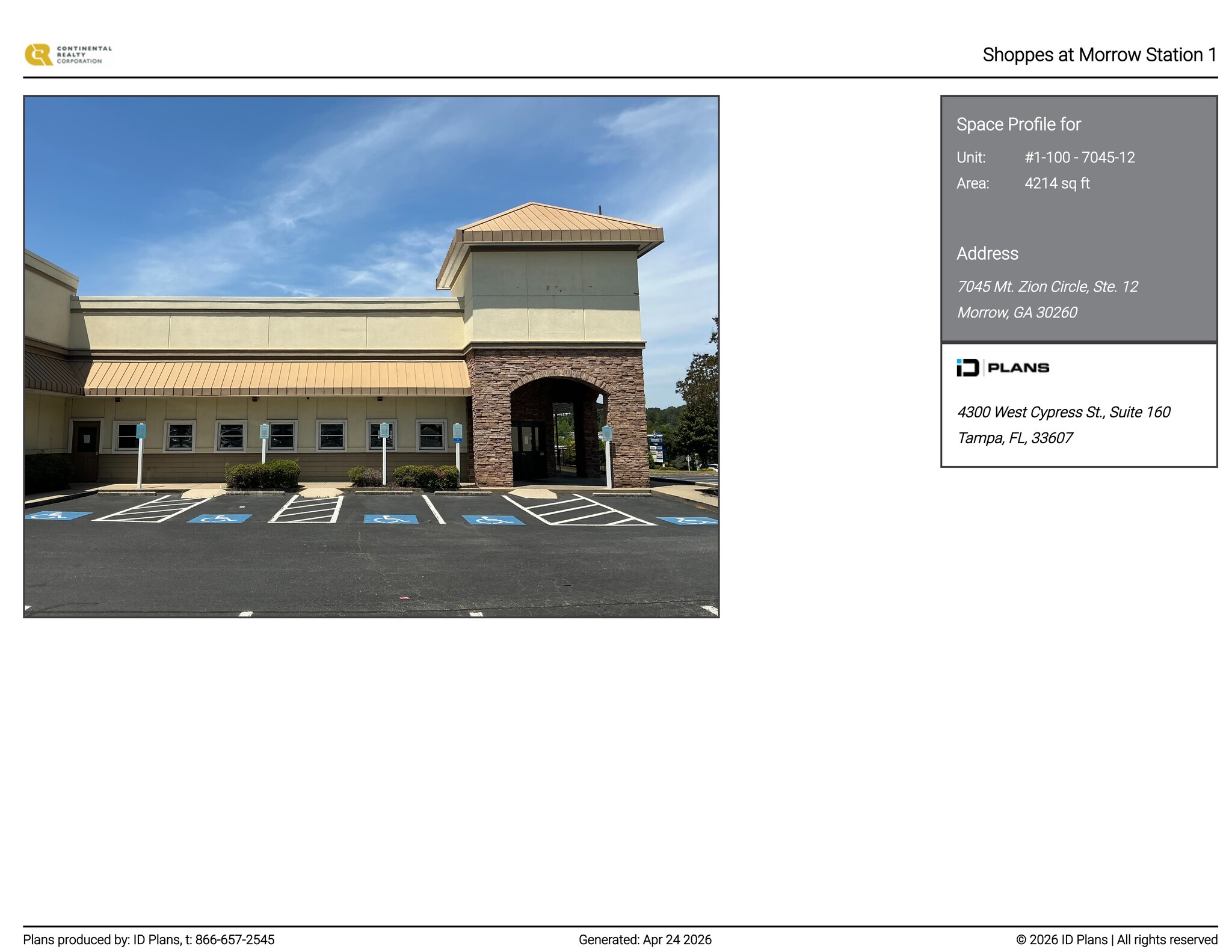 1892-1940 Mount Zion Rd, Morrow, GA for lease Site Plan- Image 1 of 1