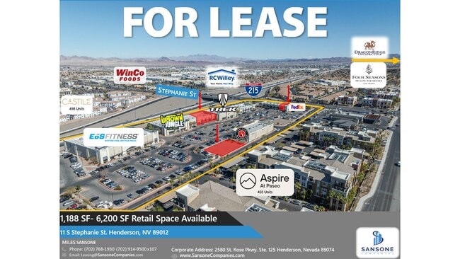 More details for 11-43 S Stephanie St, Henderson, NV - Retail for Lease
