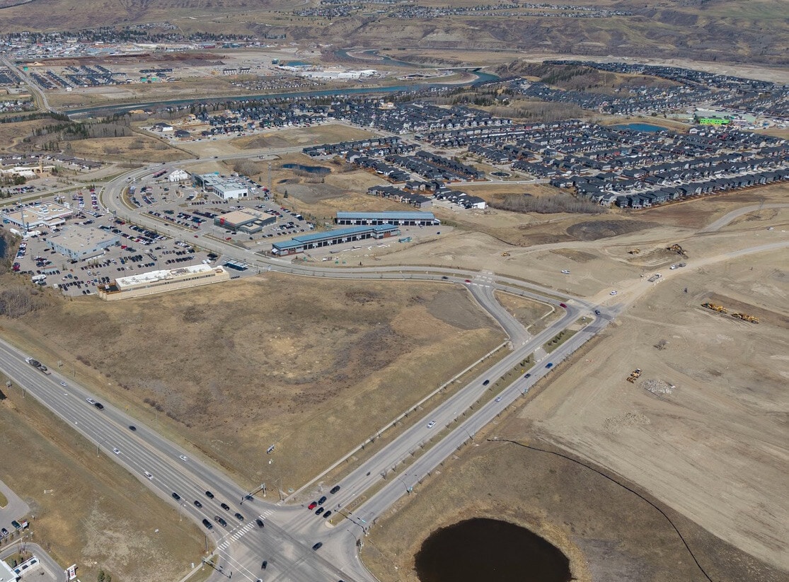 3 River Heights Dr, Cochrane, AB for sale Aerial- Image 1 of 3