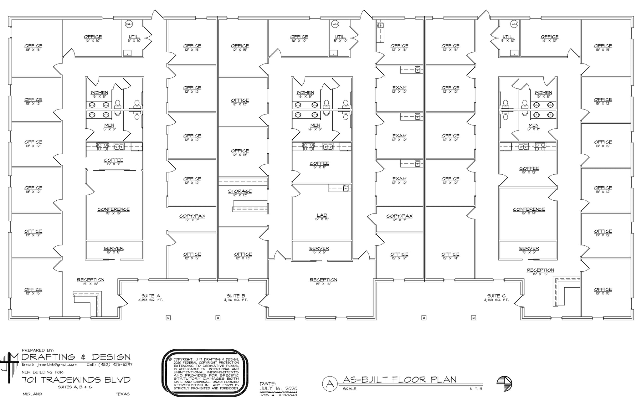 701-901 Tradewinds Blvd, Midland, TX à louer Photo intérieure- Image 1 de 1