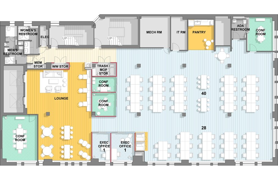 1156 Avenue of the Americas, New York, NY for lease - Site Plan - Image 1 of 4