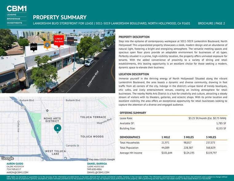 5011-5019 Lankershim Blvd, North Hollywood, CA à louer - Photo du bâtiment - Image 2 de 10