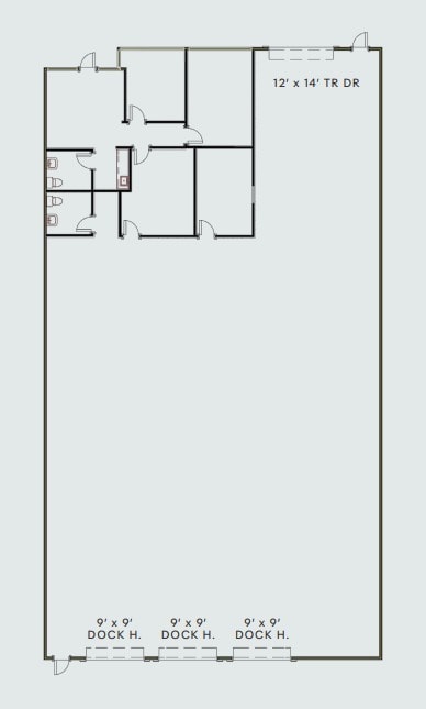 11860 Community Rd, Poway, CA à louer Plan d’étage- Image 1 de 1