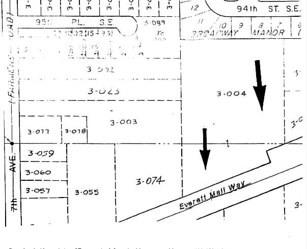 909 SE Everett Mall Way, Everett, WA for sale - Plat Map - Image 3 of 3
