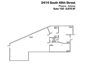 3414 S 48th St, Phoenix, AZ for lease Floor Plan- Image 1 of 1