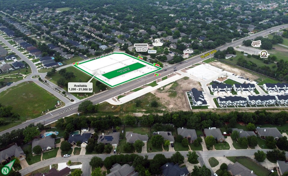 2551 Blue Meadow Dr, Temple, TX à louer - Aérien - Image 2 de 2