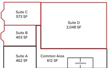 186-198 S Murphy Ave, Sunnyvale, CA à louer Plan d’étage- Image 1 de 1