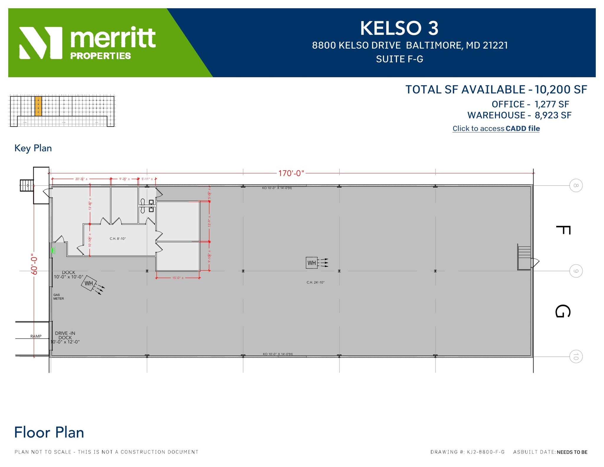 8841-8867 Kelso Dr, Essex, MD à louer Plan d’étage- Image 1 de 1