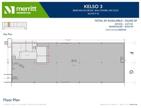 8841-8867 Kelso Dr, Essex, MD à louer Plan d’étage- Image 1 de 1