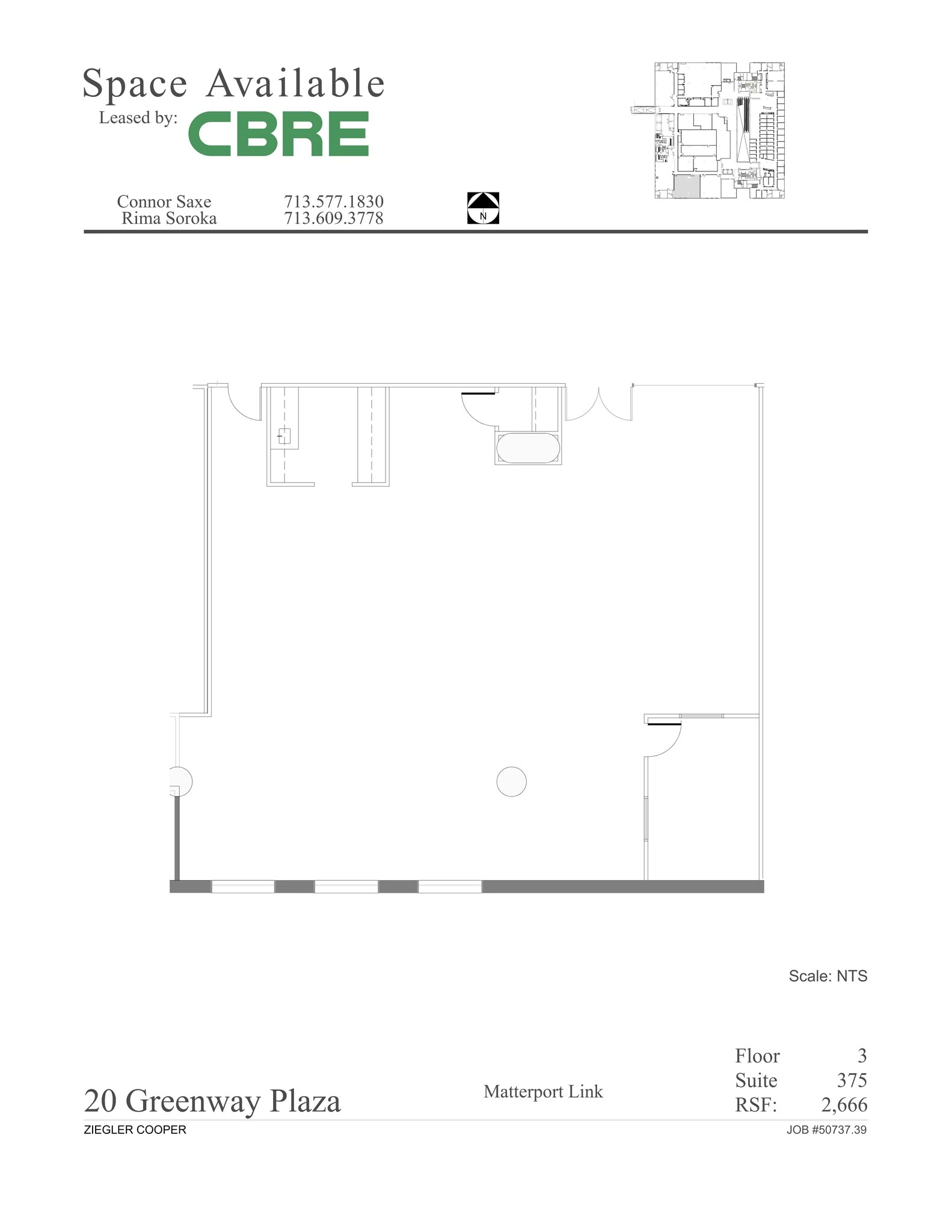 20 Greenway Plz, Houston, TX for lease Site Plan- Image 1 of 1