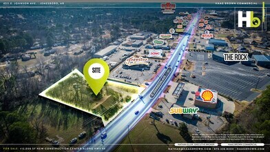 4511 E Johnson Ave, Jonesboro, AR - Aérien  Vue de la carte - Image1