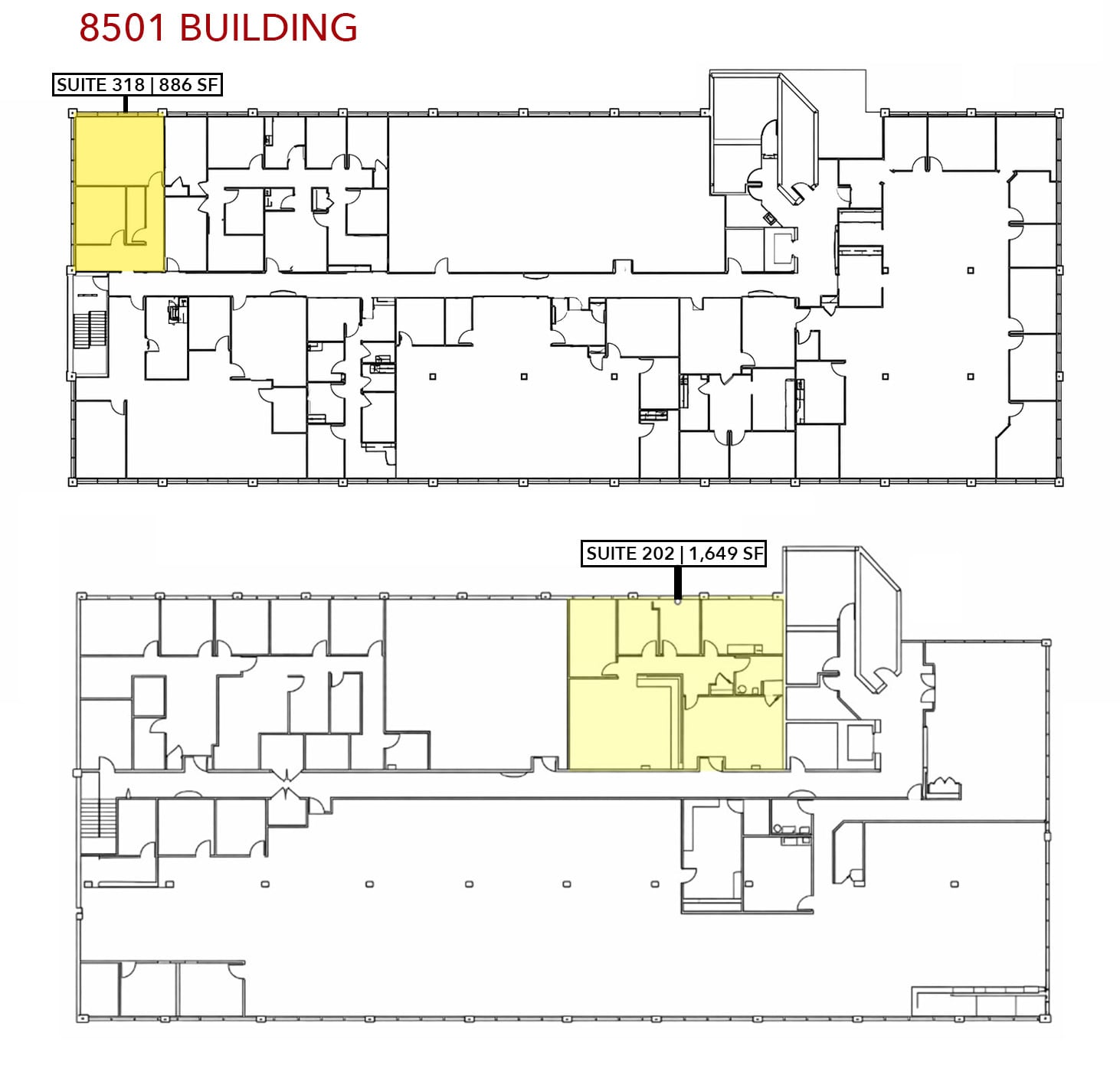 8600 LaSalle Rd, Towson, MD à louer Plan d’étage- Image 1 de 1