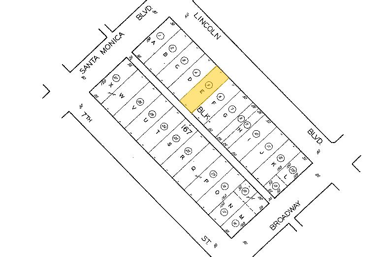 1424 Lincoln Blvd, Santa Monica, CA à vendre - Plan cadastral - Image 2 de 23