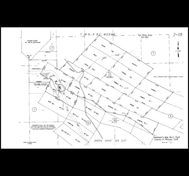 0 Seneca, Canyondam, CA à vendre - Plan cadastral - Image 2 de 2