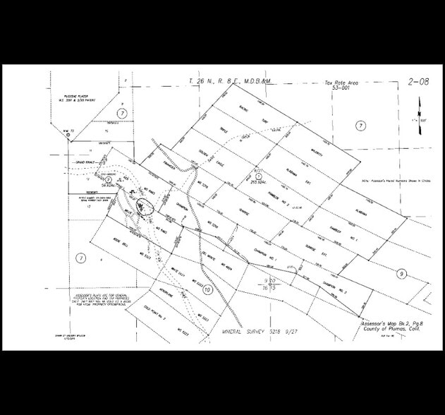 0 Seneca, Canyondam, CA for sale - Plat Map - Image 2 of 2
