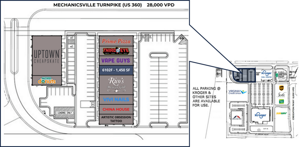 6335 Mechanicsville Tpke, Mechanicsville, VA for lease - Building Photo - Image 2 of 4