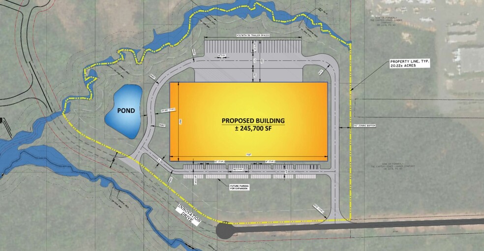 Innovation Dr, Winder, GA à louer - Plan de site - Image 2 de 2