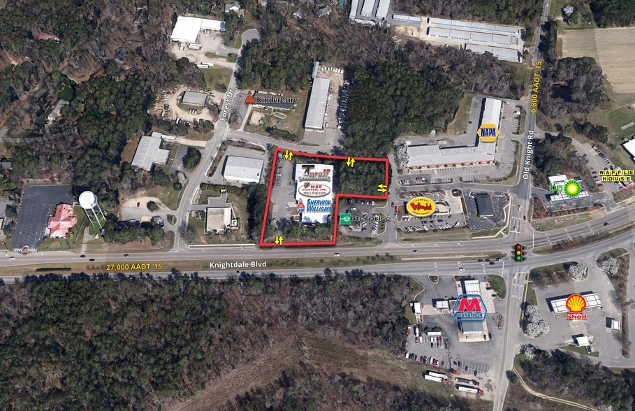 7513 Us Highway 64 E, Knightdale, NC for sale - Aerial - Image 2 of 7