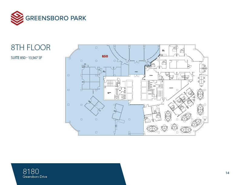 8180-8200 Greensboro Dr, McLean, VA for lease Floor Plan- Image 1 of 1