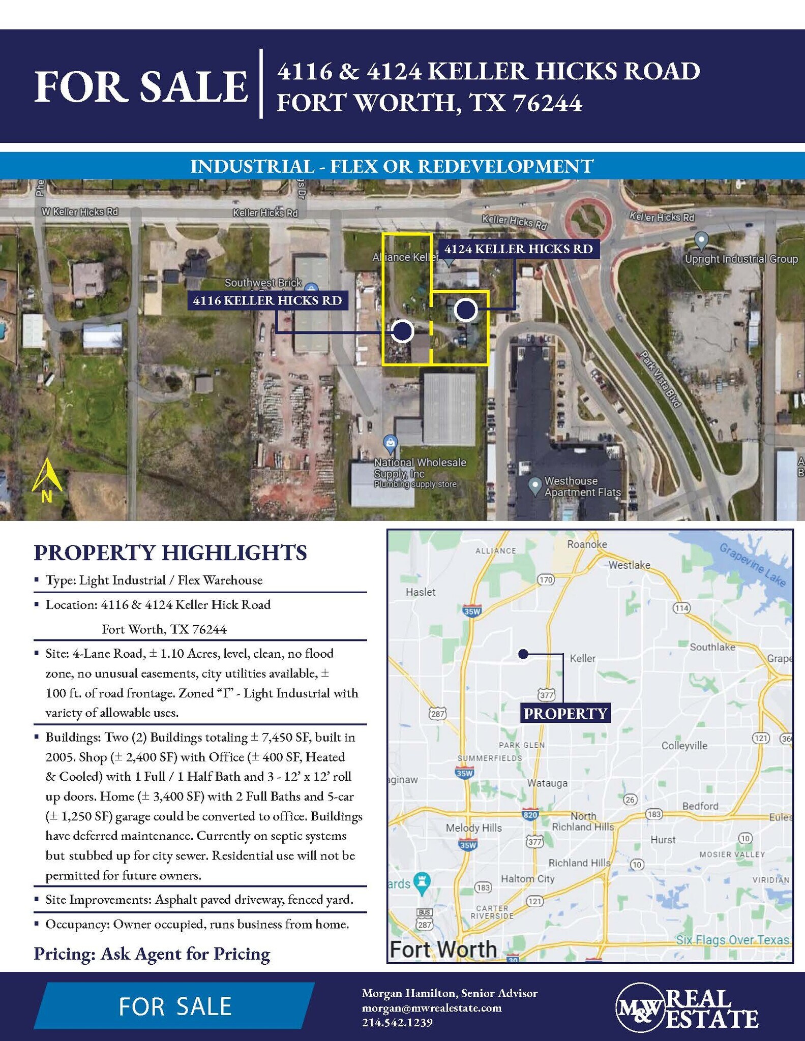 4116-4124 Keller Hicks Rd, Fort Worth, TX à vendre Photo du bâtiment- Image 1 de 9