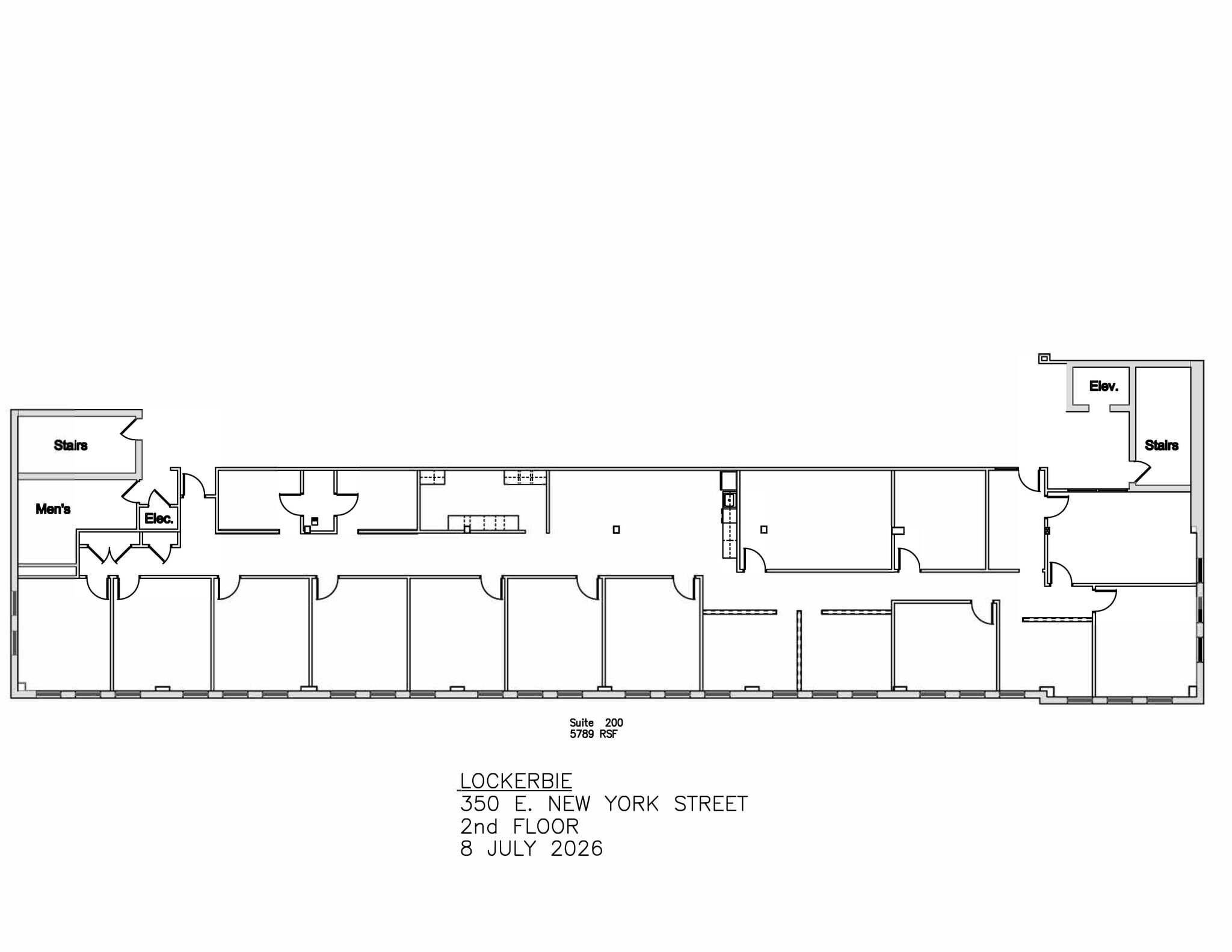 350 E New York St, Indianapolis, IN à louer Plan de site- Image 1 de 1