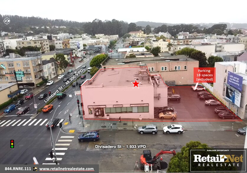 3201 Divisadero St, San Francisco, CA à louer - Photo du bâtiment - Image 2 de 9