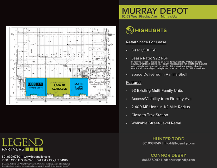 54 W Fireclay Ave, Murray, UT à louer - Photo du b timent - Image 2 de 3