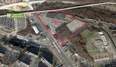 3100 Branch Ave, Temple Hills, MD - AERIAL  map view