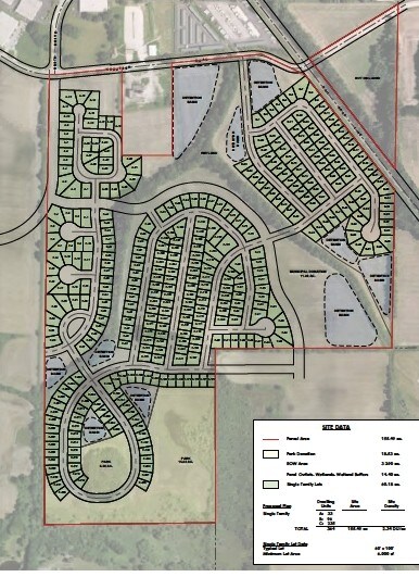 KREUTZER ROAD AT SMITH DRIVE, Huntley, IL for sale - Site Plan - Image 2 of 2