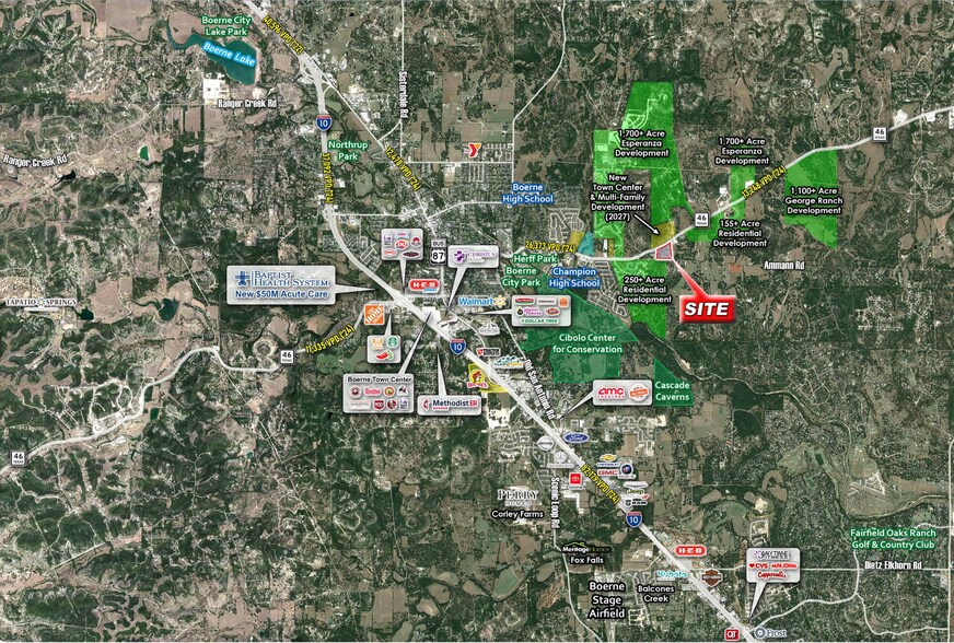 149 State Highway 46 E, Boerne, TX à vendre - Aérien - Image 2 de 4