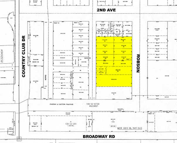 246 S Robson St, Mesa, AZ for sale - Plat Map - Image 2 of 24