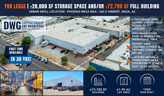 More details for 260 S Hibbert St, Mesa, AZ - Industrial for Lease