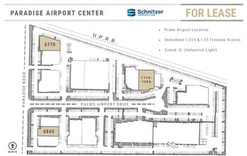 1110 Palms Airport Dr, Las Vegas, NV à louer Plan de site- Image 2 de 4