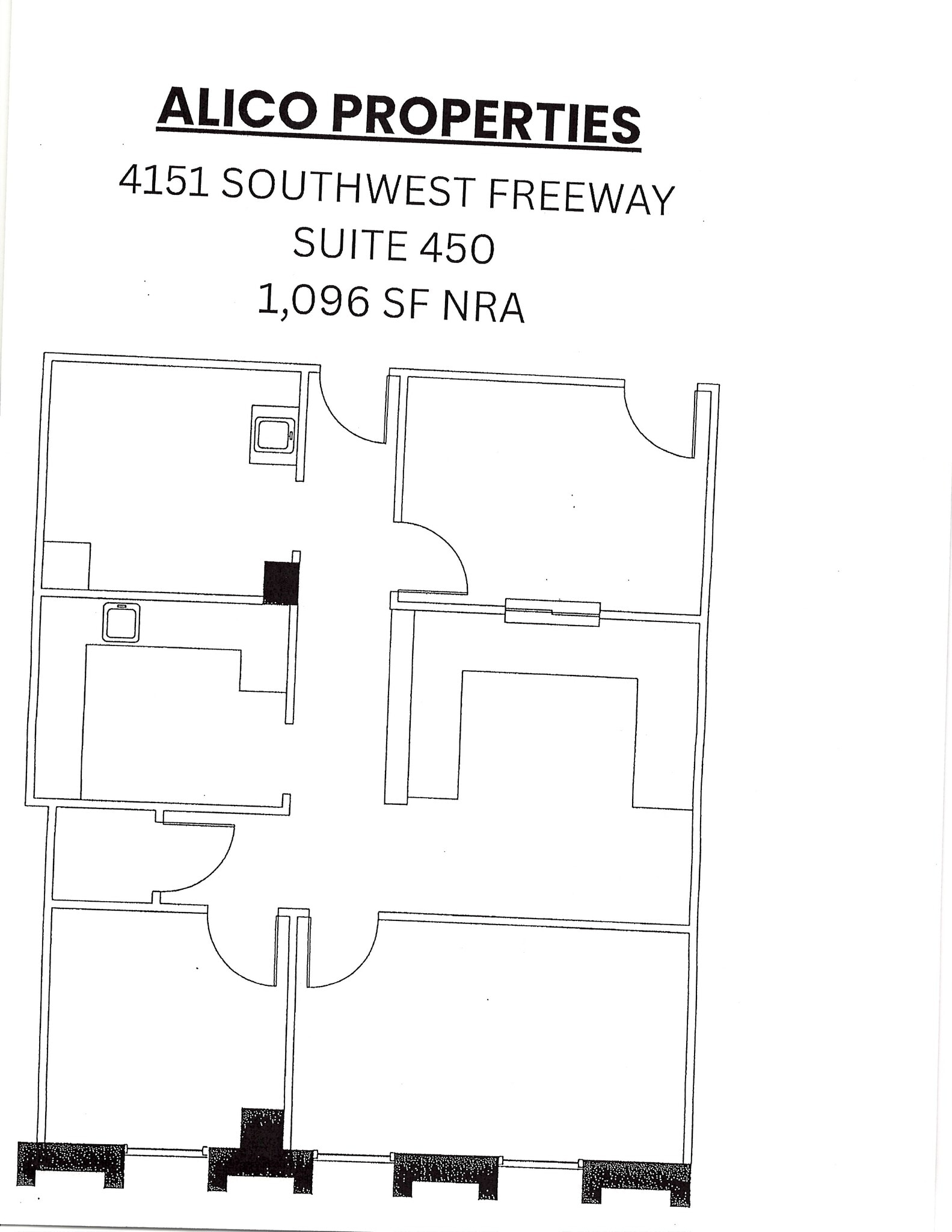 4151 Southwest Fwy, Houston, TX à louer Plan d’étage- Image 1 de 1