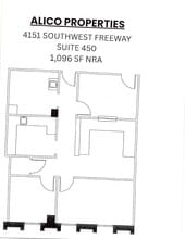 4151 Southwest Fwy, Houston, TX à louer Plan d’étage- Image 1 de 1