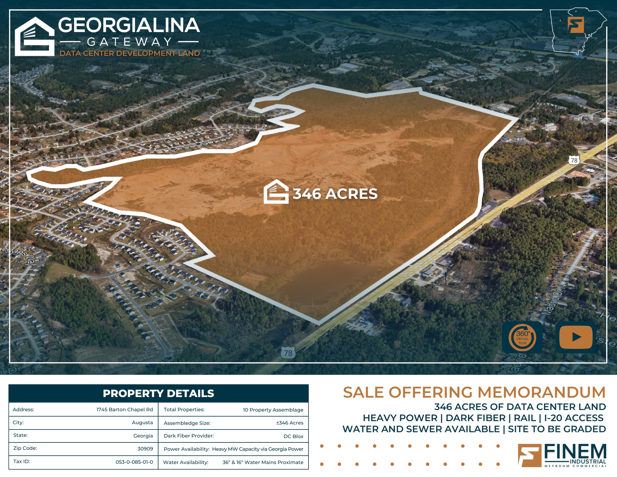 1745 Barton Chapel Rd, Augusta, GA à vendre Photo du bâtiment- Image 1 de 12