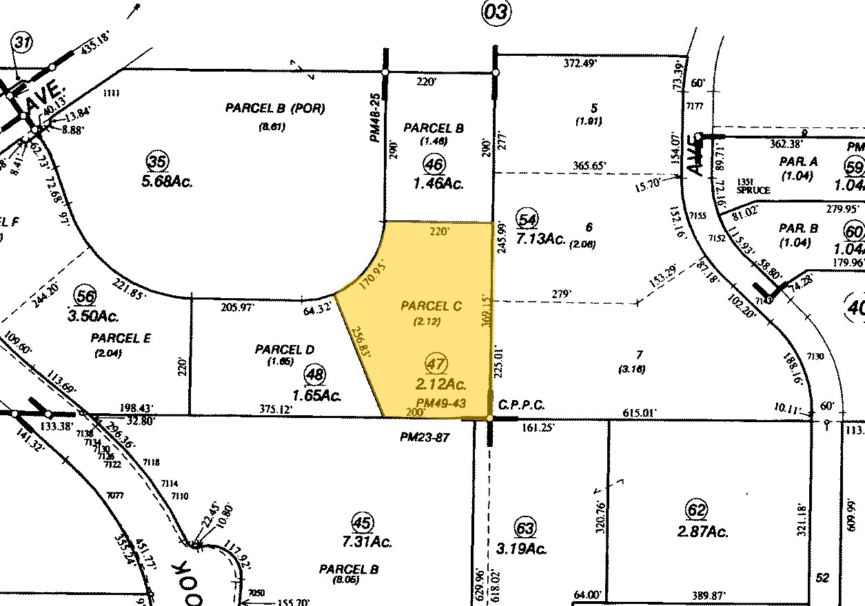 1125 E Spruce Ave, Fresno, CA à louer Plan cadastral- Image 1 de 4