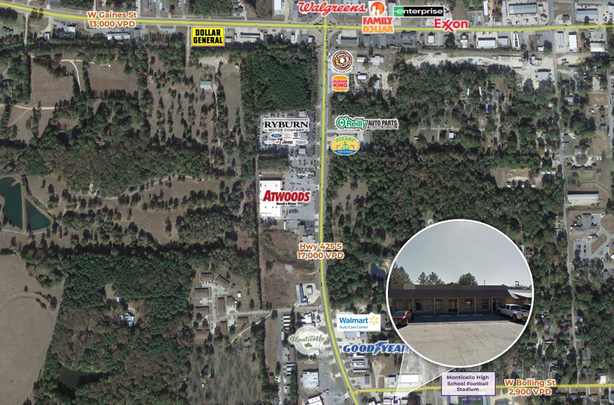 617 W Bolling St, Monticello, AR à louer - Photo du bâtiment - Image 2 de 9