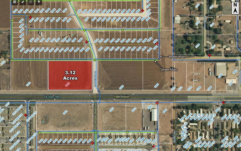 19th St & Rochester Ave, Lubbock, TX à vendre - Photo principale - Image 1 de 2